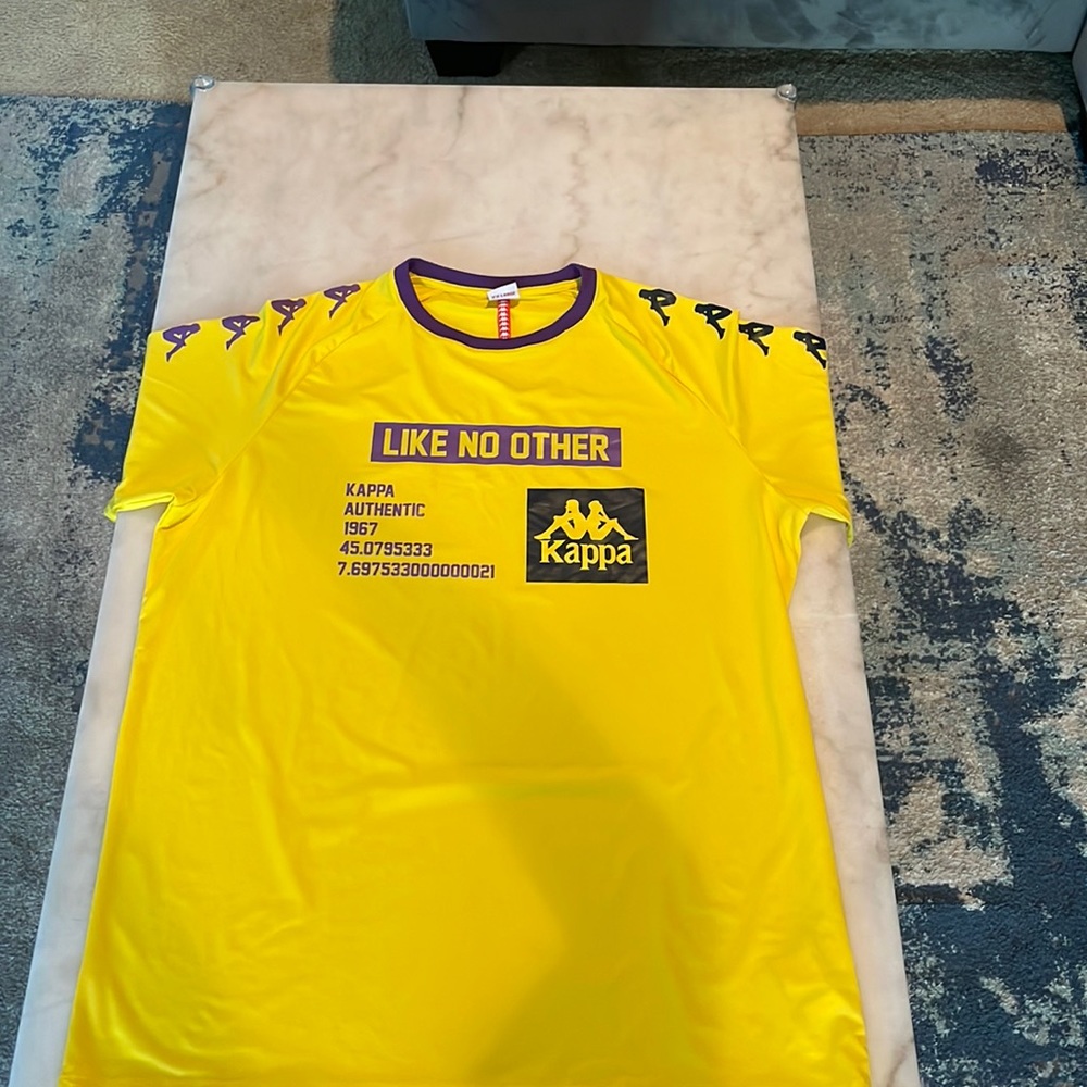 Men’s Kappa Shirt| Yellow| 2XL